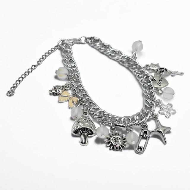 Handmade Women's Bracelet - Silver on Productcaster.