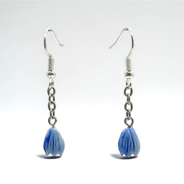 Handmade Women's Earrings - Silver on Productcaster.