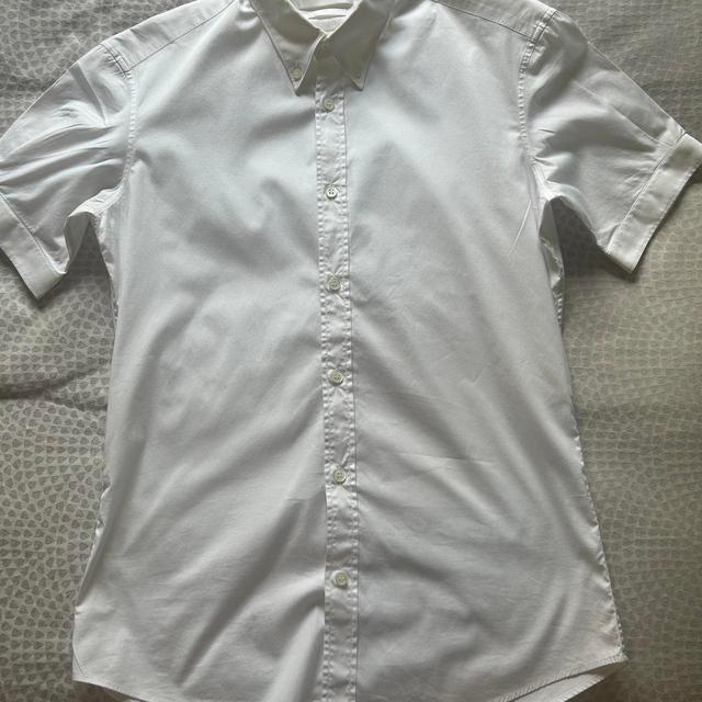 Alexander McQueen Men's Shirt - White - S on Productcaster.