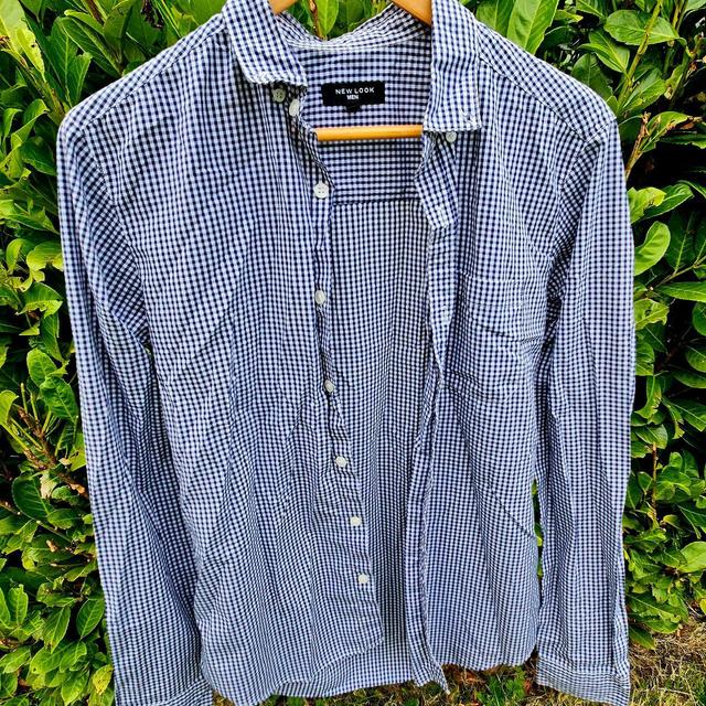 New Look Men's Shirt - Blue/Multi - S on Productcaster.