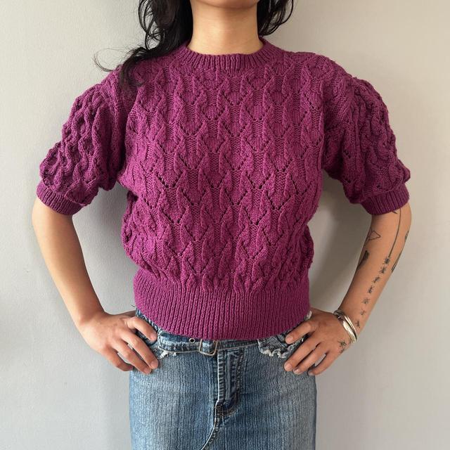 Women's Jumper - Purple - 8 on Productcaster.