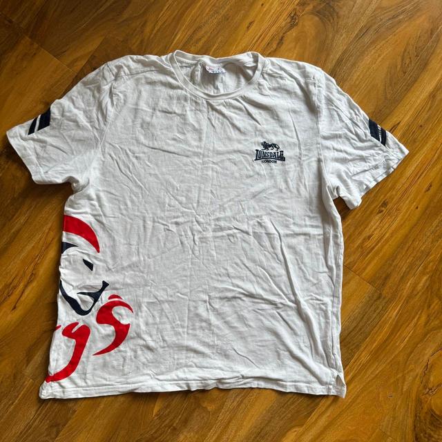 Lonsdale Men's T-shirt - White - 3XL on Productcaster.