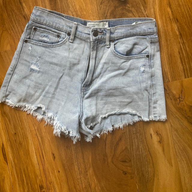 Abercrombie & Fitch Women's Shorts - Blue - 28" on Productcaster.