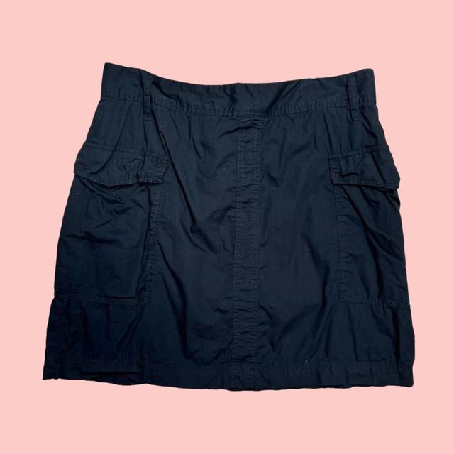 Vintage Women's Mini Skirt - Black - UK 16 on Productcaster.