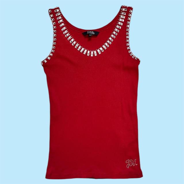 Julien Macdonald Women's Top - Red - 12 on Productcaster.