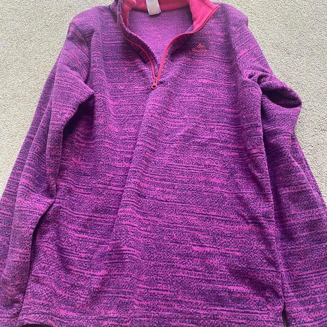 Decathlon Women's Sweatshirt - Purple/Pink - 14 on Productcaster.