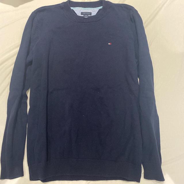 Tommy Hilfiger Men's Sweatshirt - Navy - L on Productcaster.