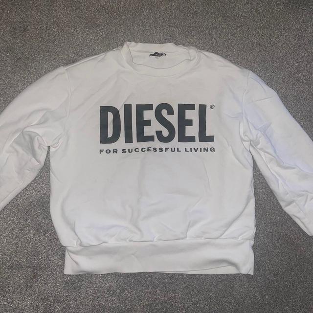 Diesel Women's Jumper - White - 4 on Productcaster.