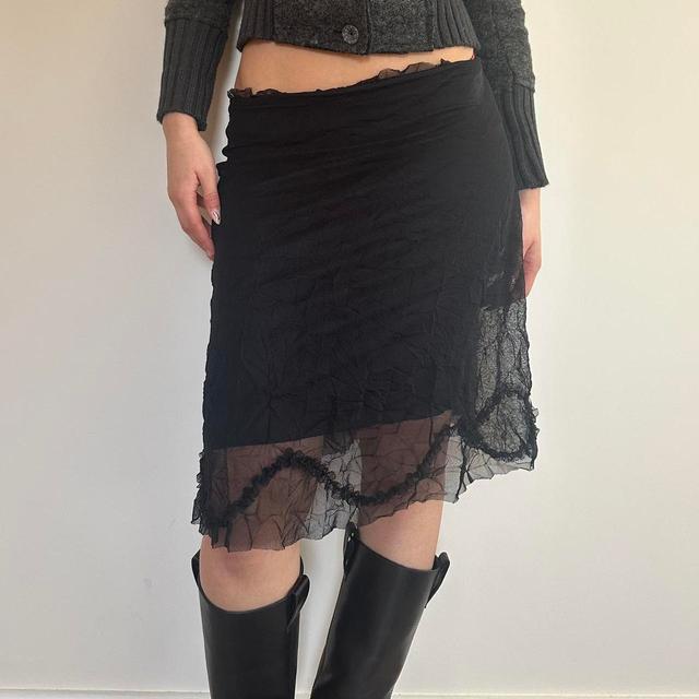 Vintage Women's Skirt - Black - S on Productcaster.