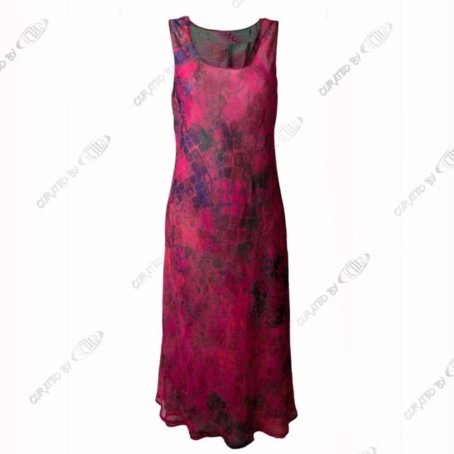 Deadstock Women's Maxi Dress - Pink/Red - L on Productcaster.