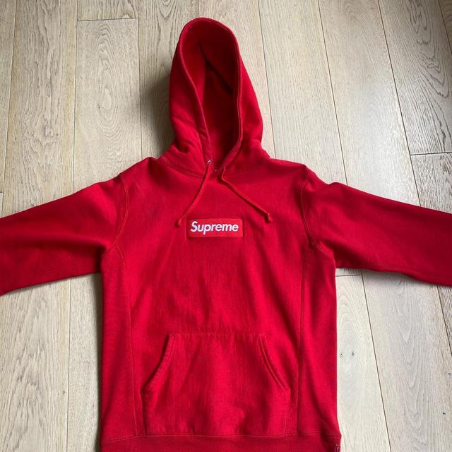 Supreme Men's Hoodie - Red - M on Productcaster.