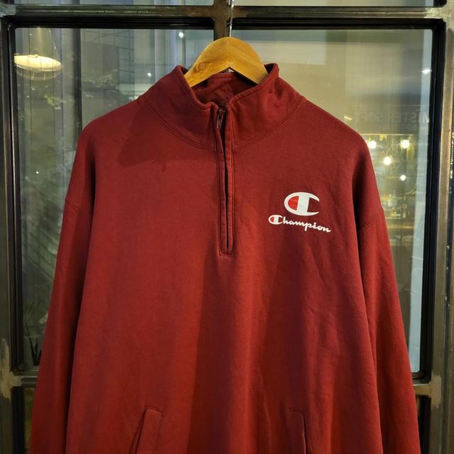 Champion Men's Sweatshirt - Burgundy/Red - XL on Productcaster.