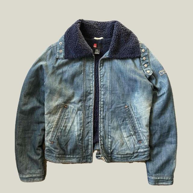 Diesel Men's Bomber Jacket - Blue/Navy - XL on Productcaster.