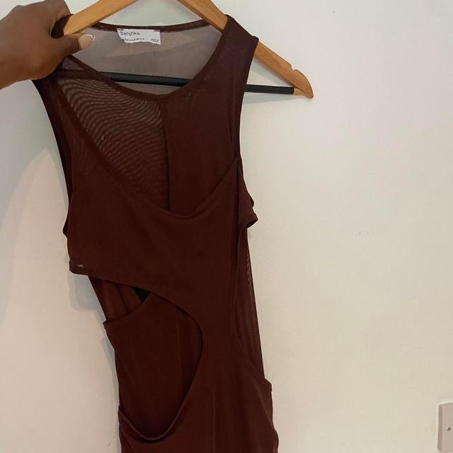 Bershka Women's Dress - Brown - M on Productcaster.