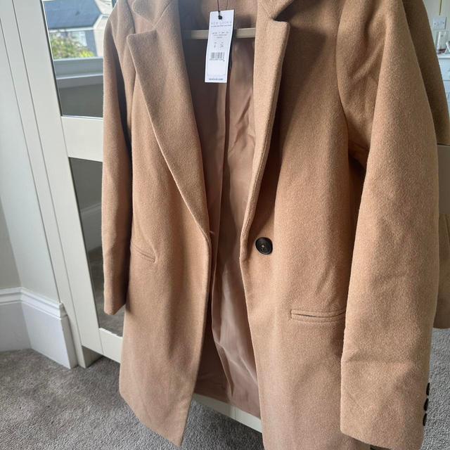 New Look Women's Coat - Tan - UK 6 on Productcaster.