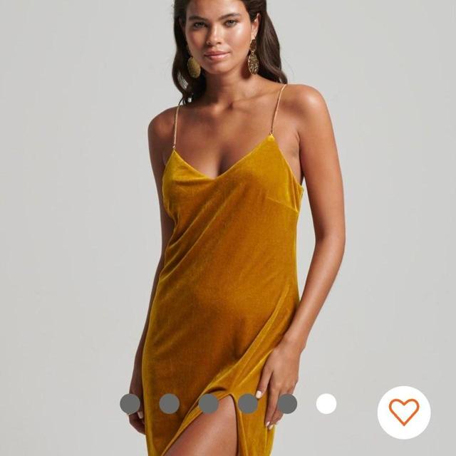 Superdry Women's Dress - Yellow/Gold - 12 on Productcaster.