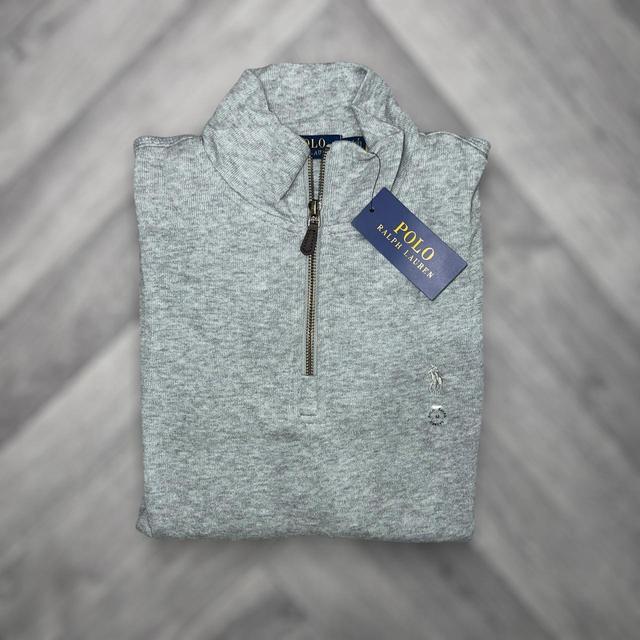 Ralph Lauren Men's Jumper - Grey/Silver - S on Productcaster.