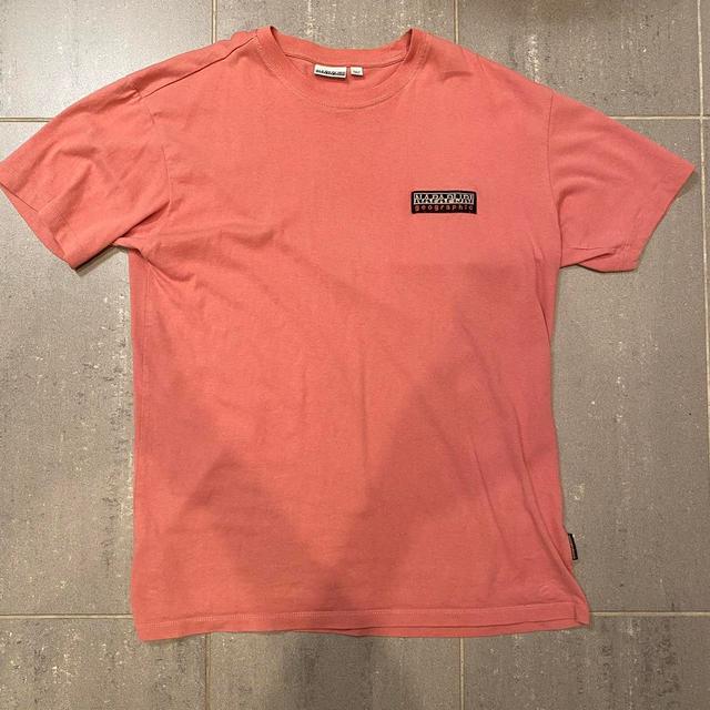 Napapijri Men's T-shirt - Pink - S on Productcaster.