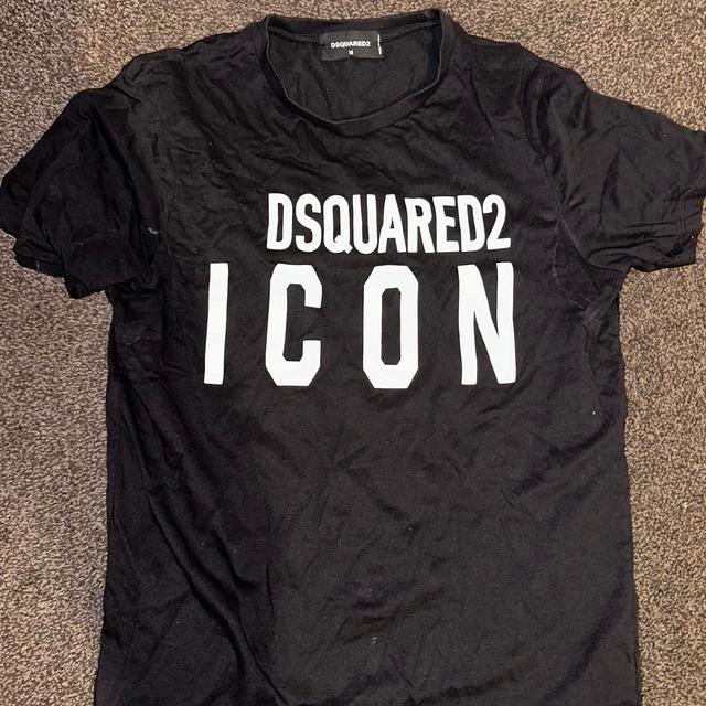 Dsquared2 Men's T-shirt - Black - M on Productcaster.