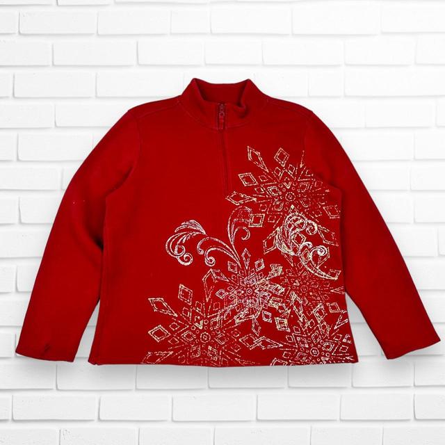 Vintage Women's Sweatshirt - Red - 10 on Productcaster.