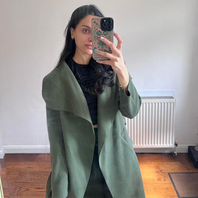 AX Paris Women's Trench - Green/Khaki - UK 10 on Productcaster.