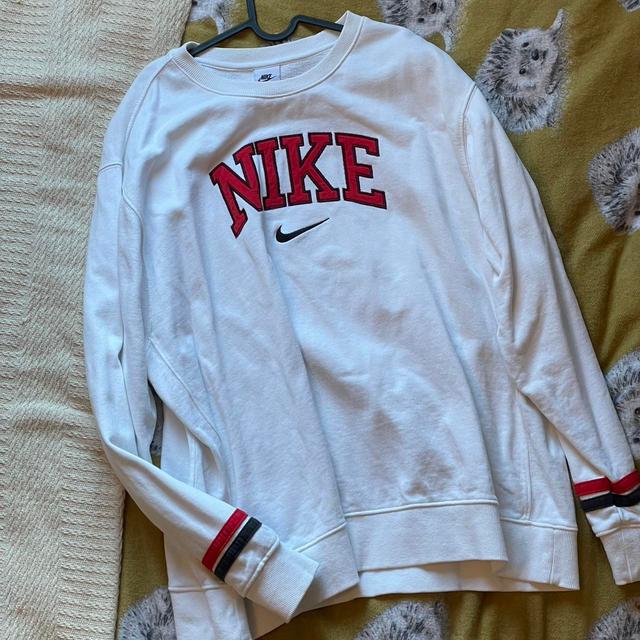 Nike Men's Sweatshirt - White - XL on Productcaster.