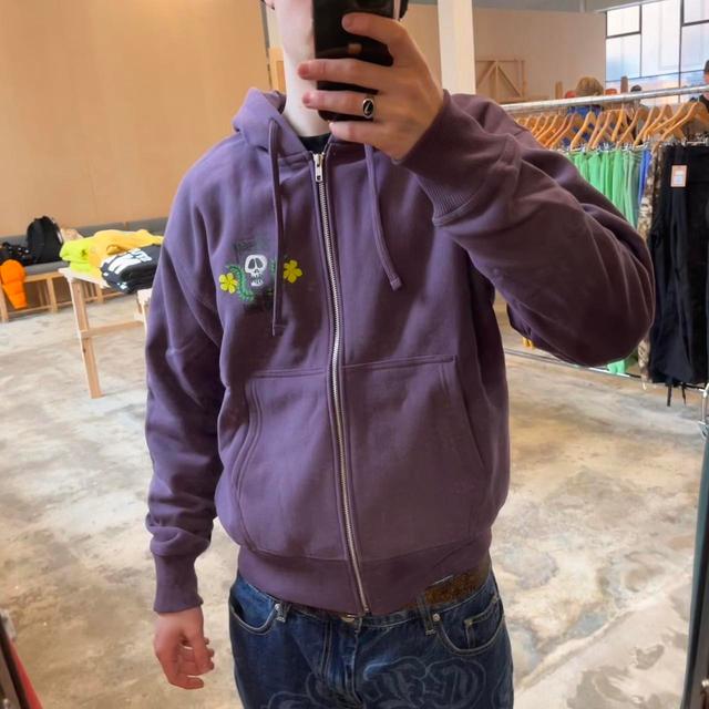 Stüssy Men's Hoodie - Purple - S on Productcaster.