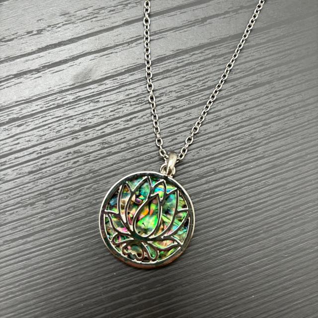 Women's Necklace - Silver/Multi on Productcaster.