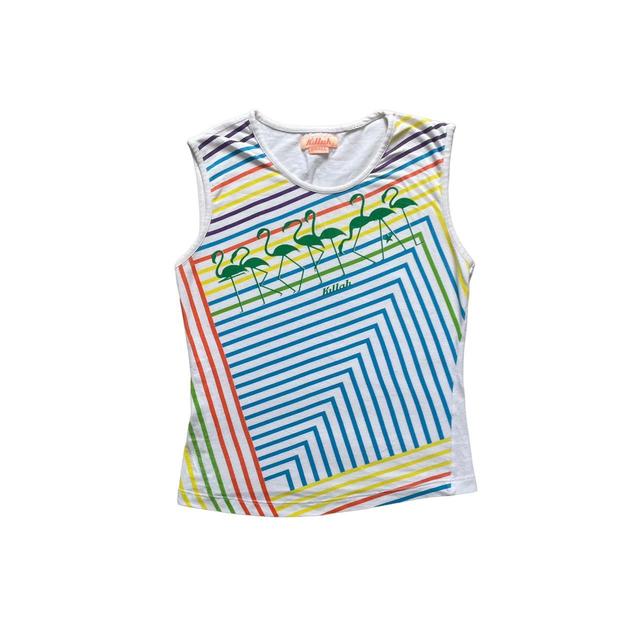 Miss Sixty Women's Crop top - White/Multi - S on Productcaster.