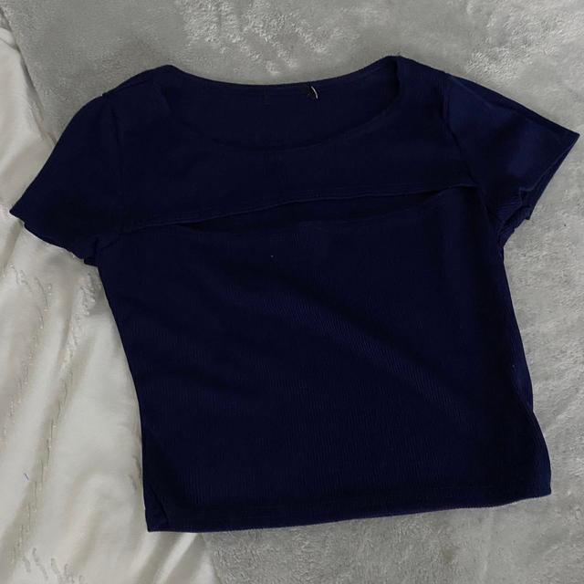 Women's Crop top - Navy/Blue - 6 on Productcaster.