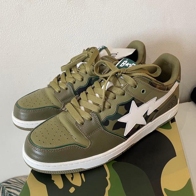 BAPE Men's Trainers - Green - UK 11 on Productcaster.