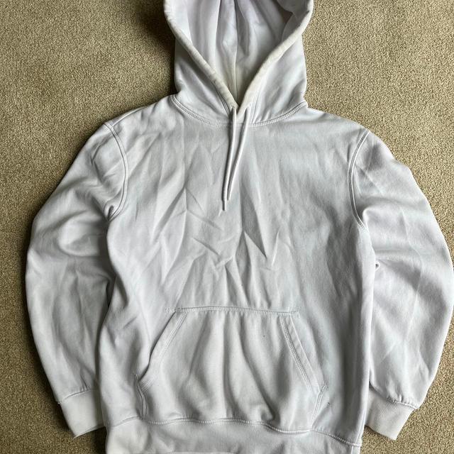 H&M Men's Hoodie - White - S on Productcaster.