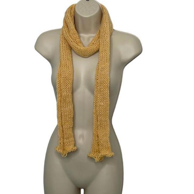 Handmade Women's Scarf - Yellow on Productcaster.