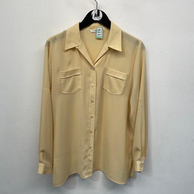 St Michael Women's Shirt - Yellow - L on Productcaster.