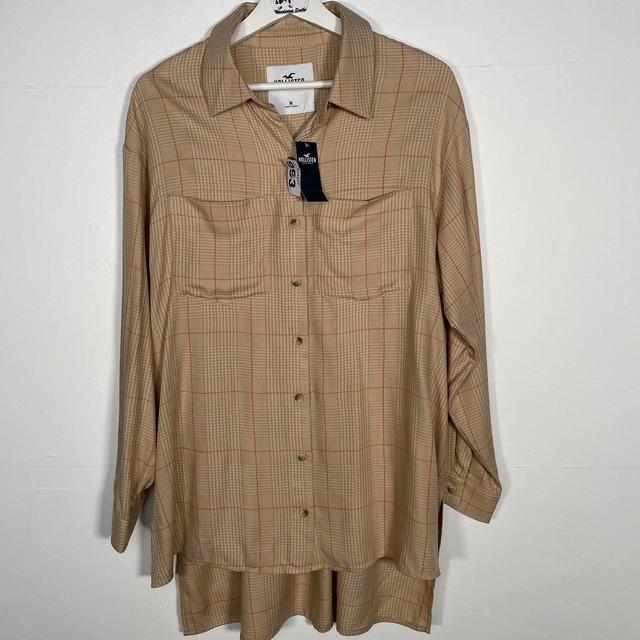 Hollister Co. Women's Shirt - Tan - M on Productcaster.