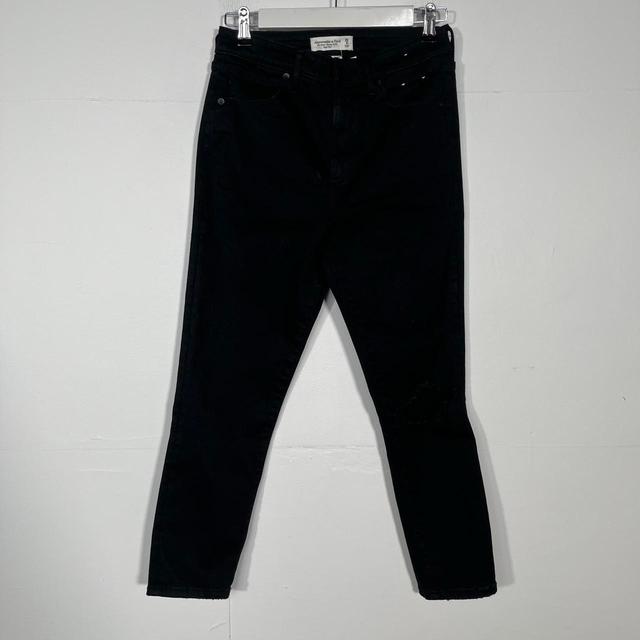 Abercrombie & Fitch Women's Jeans - Black - UK 6 on Productcaster.