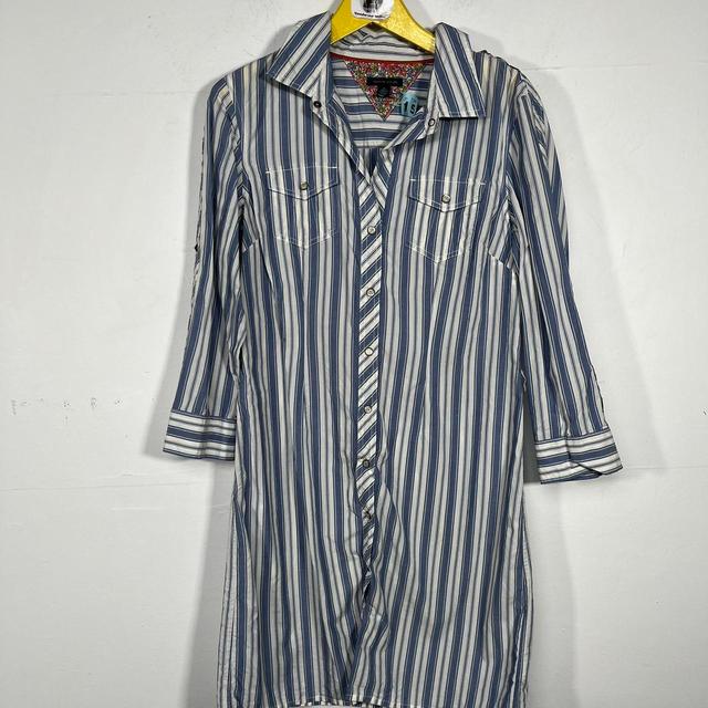 Tommy Hilfiger Women's Shirt - Navy - M on Productcaster.