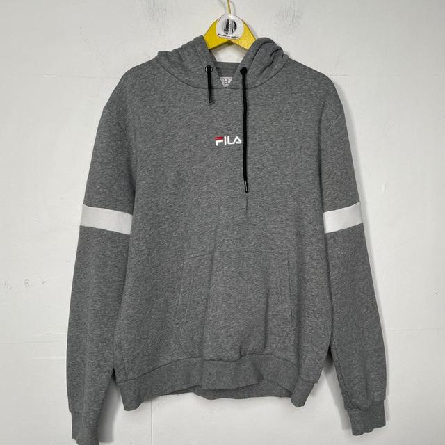 Fila Men's Hoodie - Grey - M on Productcaster.