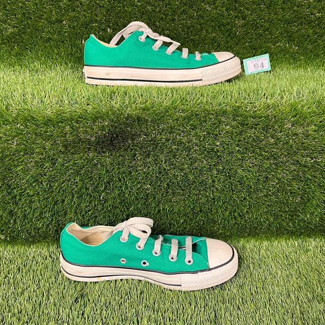 Converse Women's Trainers - Green - UK 4 on Productcaster.