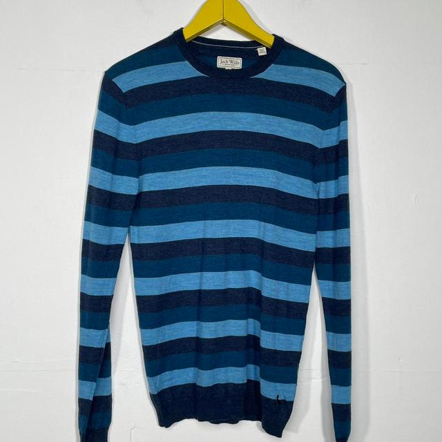 Jack Wills Men's Jumper - Blue - S on Productcaster.