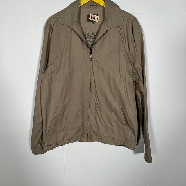 Men's Jacket - Khaki - M on Productcaster.