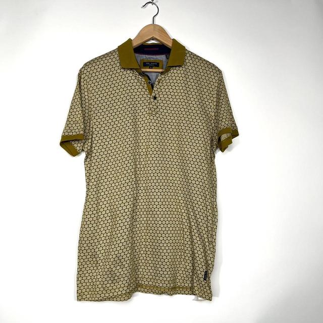 Ted Baker Men's Polo shirt - Khaki - L on Productcaster.