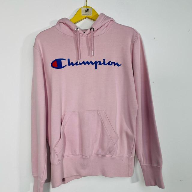 Champion Women's Hoodie - Pink - S on Productcaster.