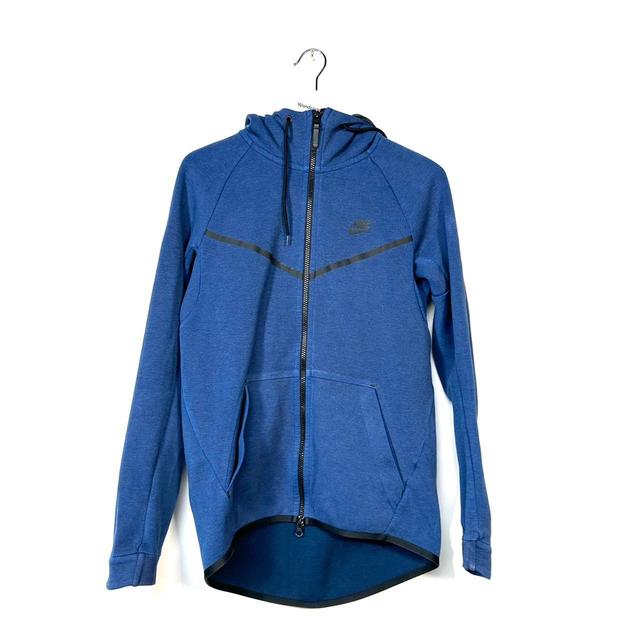 Nike Men's Hoodie - Blue - S on Productcaster.