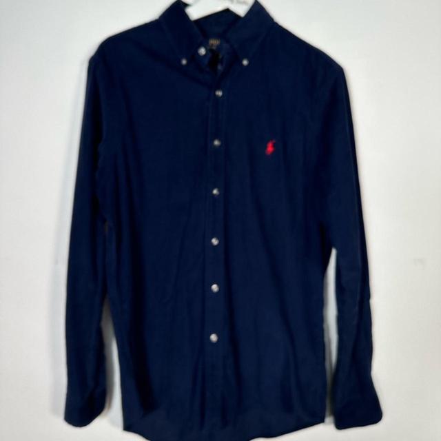 Polo Ralph Lauren Men's Shirt - Navy/Blue - M on Productcaster.