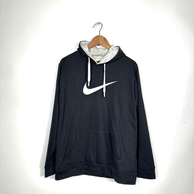 Nike Men's Hoodie - Black/Grey - L on Productcaster.