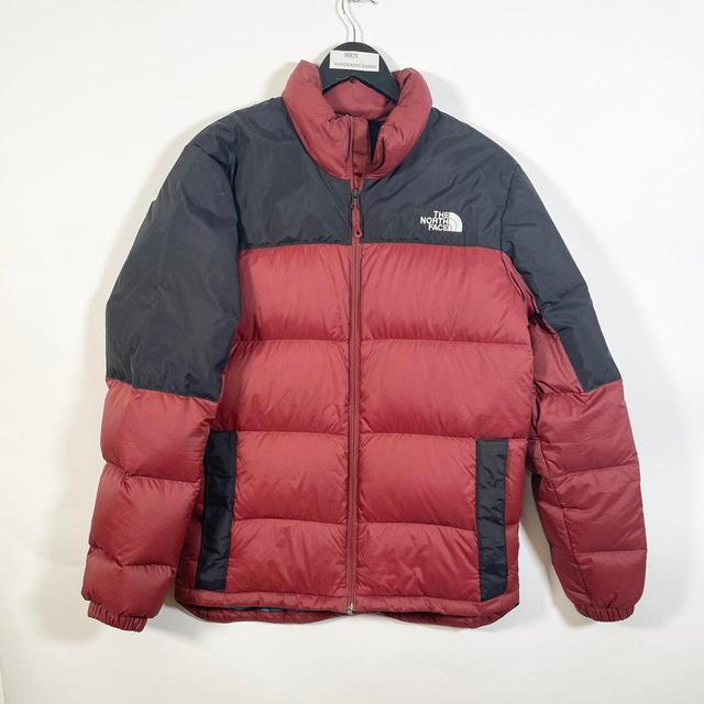 The North Face Men's Puffer Jacket - Red/Burgundy - S on Productcaster.