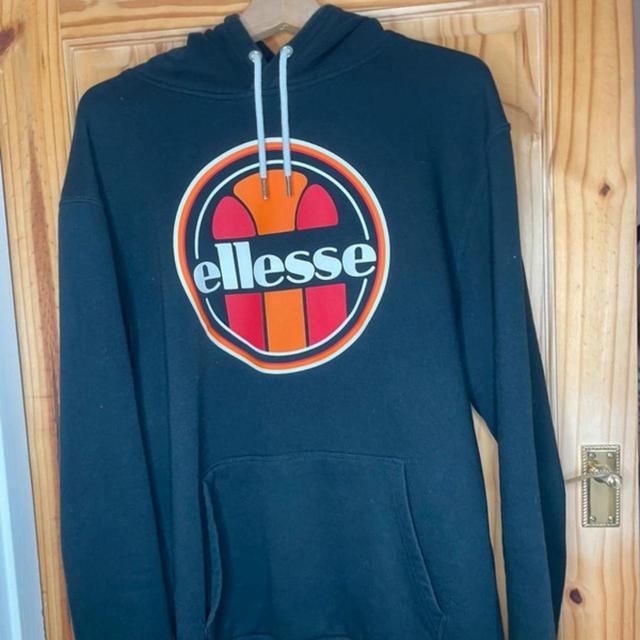 Ellesse Men's Hoodie - Black - L on Productcaster.