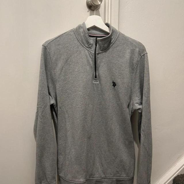 U.S. Polo Assn. Men's Jumper - Grey - S on Productcaster.