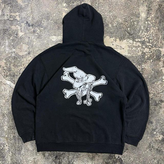 Vintage Men's Hoodie - Black - L on Productcaster.